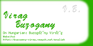 virag buzogany business card